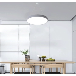 LEDsviti Hanging Grey design Panel LED 600mm 48W ciepła biel (13183) + 1x Przewód do paneli wiszących - 4 wiązka przewodów