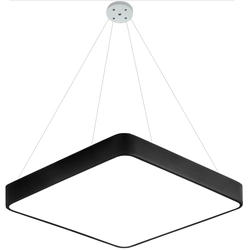 LEDsviti Hanging Panneau LED design noir 500x500mm 36W blanc jour (13122)