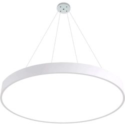 LEDsviti Hanging White diseño Panel LED 800mm 72W blanco día (13792) + 1x Cable para paneles colgantes - Juego de cables 4