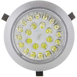 LEDsviti LED įmontuotas prožektorius 24x 1W šaltai baltas (2704)