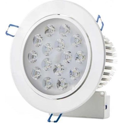 LEDsviti LED įmontuotas taškinis apšvietimas 15x 1W šiltai baltas (383)