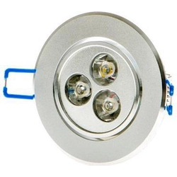 LEDsviti LED indbygget spotlight 3x 1W kold hvid (2697)