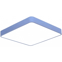 LEDsviti Μπλε πίνακα LED οροφής 400x400mm 24W ζεστό λευκό με αισθητήρα (13880)