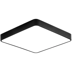 LEDsviti Painel de LED de design preto 500x500mm 36W dia branco (9738)