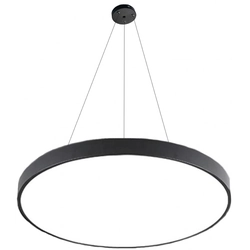 LEDsviti Painel de LED de design preto suspenso 500mm 36W branco quente (13111)