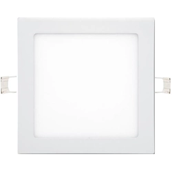 LEDsviti Painel de LED embutido branco regulável 225x225mm 18W dia branco (7794) + 1x fonte regulável