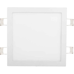 LEDsviti Painel de LED embutido branco regulável 300x300mm 24W dia branco (7792) + 1x fonte regulável