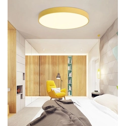 LEDsviti Panel LED de diseño amarillo 600mm 48W blanco cálido (9839)