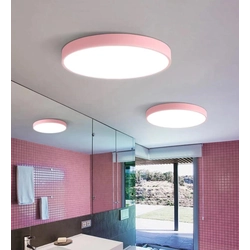 LEDsviti Panel LED de diseño rosa 400mm 24W blanco día (9778)