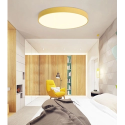LEDsviti Panneau LED design jaune 600mm 48W blanc chaud (9839)