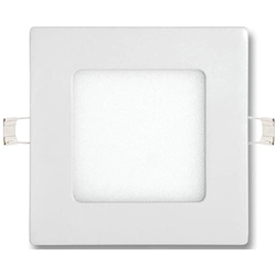 LEDsviti Panneau LED intégré blanc à intensité variable 120x120 mm 6W blanc froid (2458)