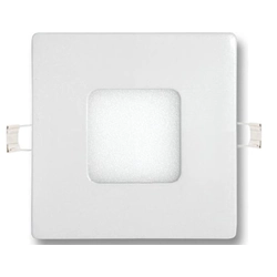 LEDsviti Panneau LED intégré blanc dimmable 90x90mm 3W blanc chaud (2456)