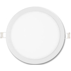 LEDsviti Panneau LED intégré circulaire blanc dimmable 500mm 36W blanc chaud (3036) + 1x source dimmable