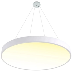 LEDsviti Panneau LED suspendu design blanc 500mm 36W blanc chaud (13113) + 1x Câble pour panneaux suspendus - Jeu de câbles 4