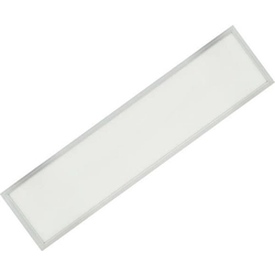 LEDsviti Pannello LED da soffitto argento dimmerabile 300x1200mm 48W bianco freddo (981) + 1x sorgente dimmerabile