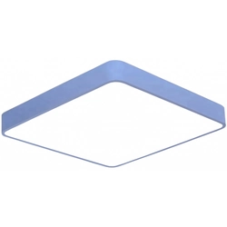 LEDsviti Pannello LED da soffitto blu 400x400mm 24W bianco diurno con sensore (13879)