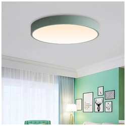 LEDsviti Pannello LED da soffitto verde 400mm 24W bianco diurno con sensore (13889)