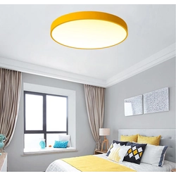 LEDsviti Pannello LED di design giallo 400mm 24W bianco caldo (9811)