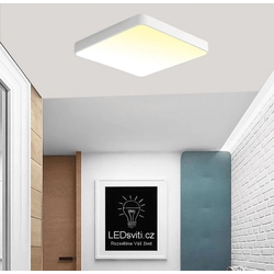 LEDsviti Pannello LED di design grigio 600x600mm 48W bianco caldo (9837)