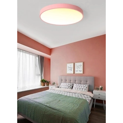 LEDsviti Pannello LED di design rosa 500mm 36W bianco caldo (9781)