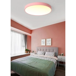 LEDsviti Pink dizainerio LED skydelis 500mm 36W šiltai baltas (9781)