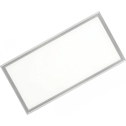 LEDsviti Ściemnialny srebrny sufitowy panel LED 300x600mm 24W dzienna biel (476) + 1x ściemnialne źródło