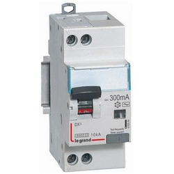 Legrand Disyuntor de corriente residual 2P 10A C 0,03A tipo A P312 DX3 (411059)