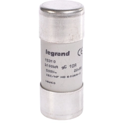 Legrand Κυλινδρικός σύνδεσμος ασφαλειών 10A gL 500V HPC 22 x 58mm (015310)