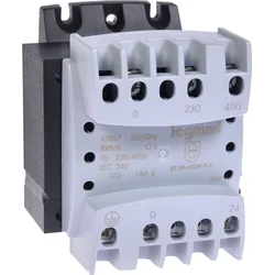 Legrand Safety transformer 100VA 230 - 400 / 24V (042857)