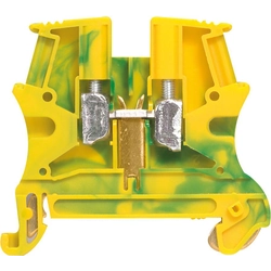 Legrand VIKING jednookruhový konektor 6mm2 zeleno-žltý (037172)