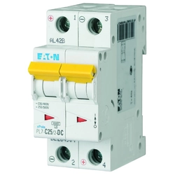 Leistungsschalter 10kA Gleichstrom PL7-C25/2-DC