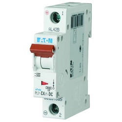 Leistungsschalter 10kA Gleichstrom PL7-C4/1-DC