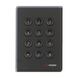 Leitor de proximidade MIFARE 13.56 MHz com teclado integrado -HIKVISION DS-K1108AMK