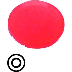 Lente Eaton Button 22mm rossa piatta con simbolo STOP 0 M22-XDL-R-X0 (218159)