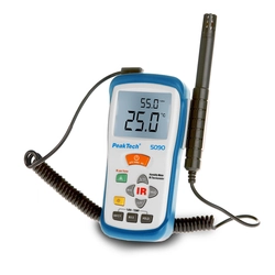 Lézeres hőmérséklet- és páratartalom -mérő PeakTech 5090 hő -higrométer