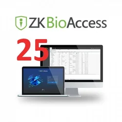 Licença ZKBioAccess para 25 portas e 4000 usuários - Zkteco ZKBioAccess-25