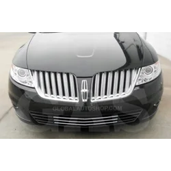 Lincoln MKS - Chrome Strips Grill Chrome Dummy Bumper Tuning