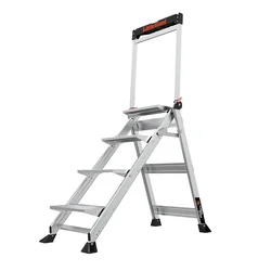 Little Giant Ladder Systems JUMBO STEP, Pliable, 4 marches, Aluminium