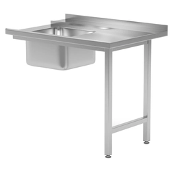 Loading table for dishwasher + sink 120x70x85 | Polgast