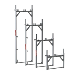 Lodrette aluminiumsrammer