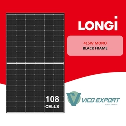 Longi 415W Solar Panel - Black Frame // LR5-54HPH-415M  