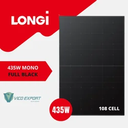 Longi LR5-54HTB-435M  // Longi Scientist 435W Solar Panel // FULL BLACK