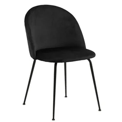 Louise zwarte stoel