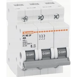 Lovato Electric Rozłącznik izolacyjny, modulowy, 3P, 125A w AC22A