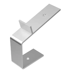 Low mounting bracket for a ballast structure with a membrane
