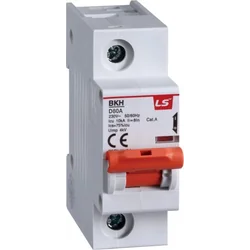 LSiS Автоматичний вимикач 1,5 модуль 1P C 63A 10KA BKH 1P C63A 06110329R0