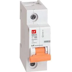 LSiS Автоматичний вимикач 1P C 125A 10kA AC BKH-C-125-1 (06110332R0)
