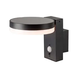 Luci solari - Lampada da parete solare - IP54 - Rotonda - 220 Lumen - 3000K - Modello n.: - VT-1147