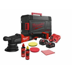 Lucidatrice a batteria Milwaukee M18FROP15-502XKIT 18 V | 125 mm | Senza spazzole in carbonio | Batteria 2 x 5 Ah + caricabatteria | In custodia resistente