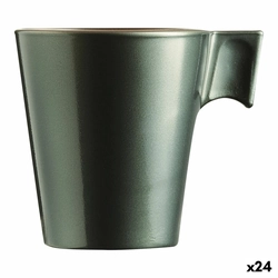 Luminarc Flashy Mug Couleur Vert 80 ml Verre (24 Pièces)